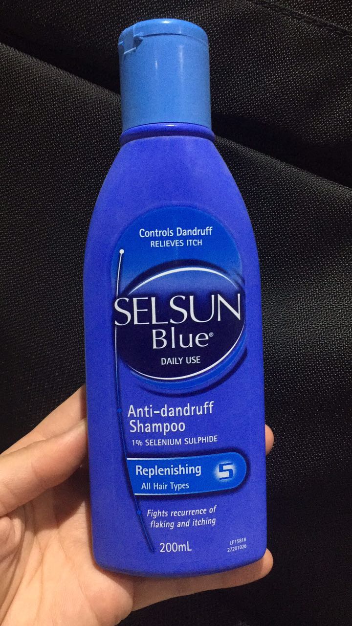 【超市代购】selsun blue特效止痒去屑洗发水200ml 蓝
