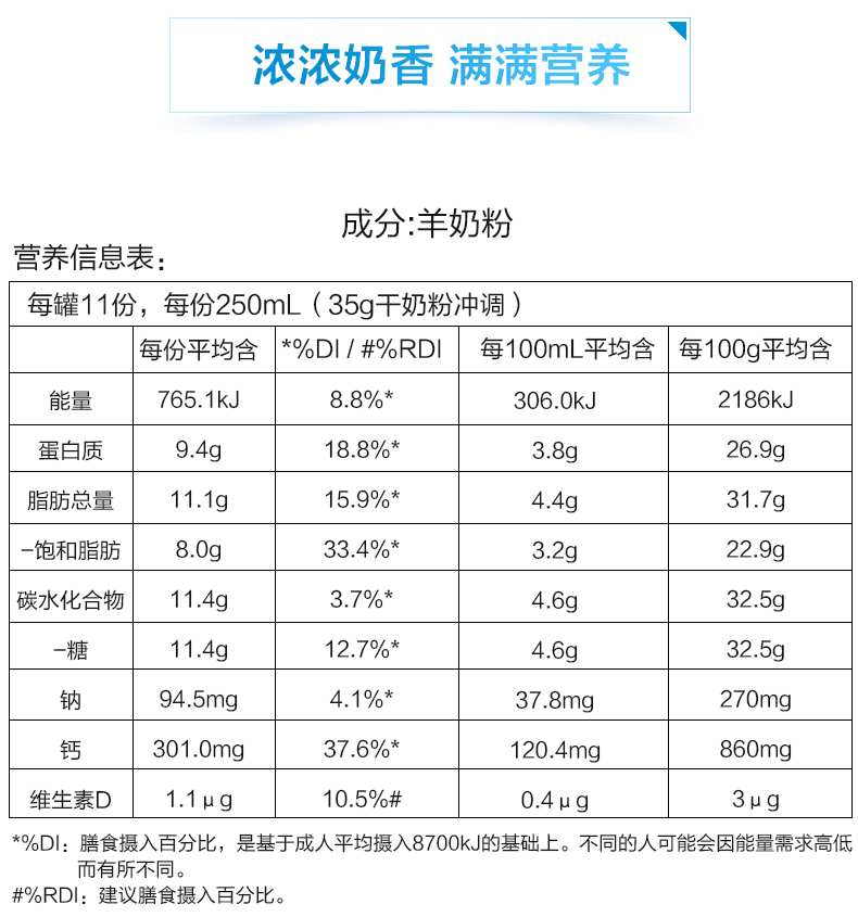 【澳洲直邮】maxigenes美可卓山羊高钙奶粉 400g