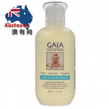 【澳洲直邮】 GAIA 婴儿洗发沐浴二合一 有机天然温和配方 200ml