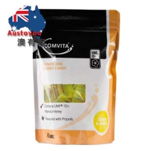 【澳洲直邮】 Comvita 康维他麦卢卡蜂胶糖润喉糖 柠檬口味  40粒