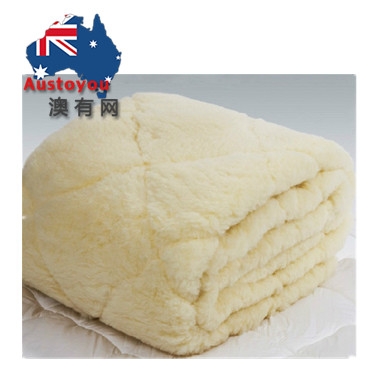 【澳洲直邮】WOOLY COOLY 羊毛毯子King size（183cm×203cm）两款包装随机发货