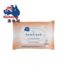【下单现采】Femfresh女性护理湿巾20抽