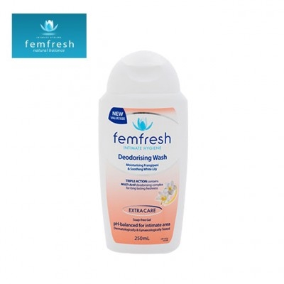 【澳洲直邮】Femfresh 女性洗护液 温和无皂抑菌祛味加强型 250ml