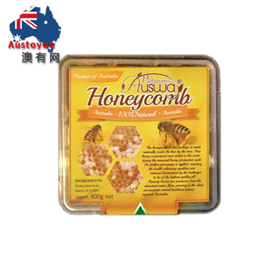 【融化不赔】【澳洲直邮】Ausway Honey Comb 澳斯维蜂巢蜜400g