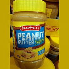 【超市代购】Bramwells peanut butter smooth香滑花生酱  500g