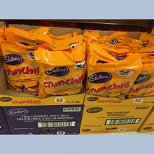 【超市代购】Cadbury吉百利crunchie蜂巢脆心巧克力12个装