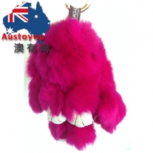 【澳洲直邮】UGG 00000004   超萌装死兔挂件（玫红色）