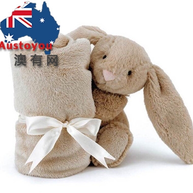 【澳洲直邮】Jelly Cat 小兔子安抚巾33cm毛绒玩偶 可爱玩具