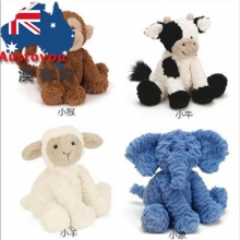 【澳洲直邮】Jelly Cat 坐姿动物毛绒玩偶 可爱玩具