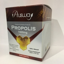 【融化不赔】【澳洲直邮】 Ausway 蜂胶胶囊 1000mg 365粒 二代产品
