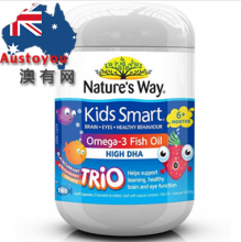 【融化不赔】【澳有三仓】Nature‘s Way 佳思敏 儿童鱼油 180粒 3种口味