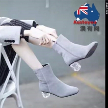 【澳洲直邮】DK UGG 6CM透明水晶靴跟 DK334