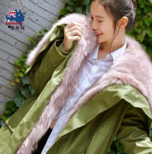 【国内现货】DK UGG顶级芬兰狐狸毛，甜美樱花粉DF2004(代理价请咨询客服）