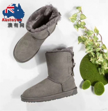 【澳洲直邮】OZWEAR UGG 经典百搭中筒皮毛一体雪地靴 OB364