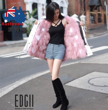 【国内现货】EDGII  白壳+流星芭蕾粉白狐狸毛 ED1088  （代理价咨询客服）