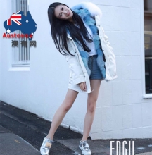 【国内现货】EDGII   白壳+波浪夹心天蓝狐狸毛 ED1092 （代理价咨询客服）