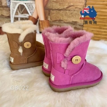 【澳洲直邮】Ozwear ugg ob022II 二代防水中筒皮毛一体儿童雪地靴