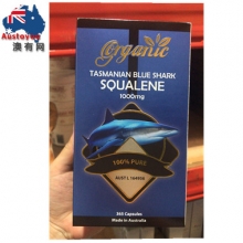 【澳洲直邮】Gorganic塔斯马尼亚蓝角鲨烯100%纯度1000mg 365粒