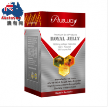 【澳洲直邮】Ausway 纯天然蜂王浆胶囊 1600mg 365粒