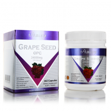 【融化不赔】【澳洲直邮】Ausway纯天然葡萄籽胶囊 24000mg 365粒