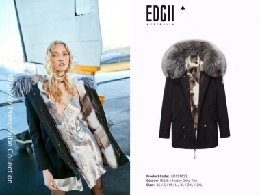 【国内发货】ED191012 皮草 黑壳+哈士奇银狐毛（详情咨询客服有惊喜）