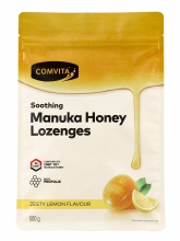 【澳洲直邮】Comvita康维他麦卢卡UMF10+蜂蜜蜂胶糖果润喉糖柠檬味 500g