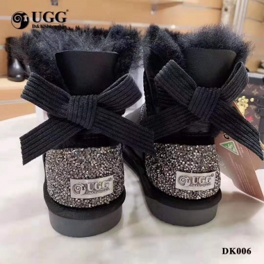 【国内发货】DK UGG DK006  防泼水奥地利水钻蝴蝶结短靴