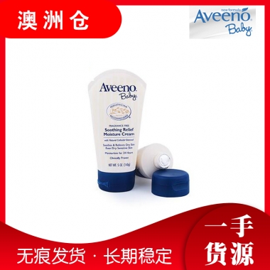 【澳洲直邮】Aveeno 婴儿燕麦舒爽24小时保湿霜140g