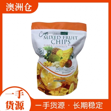 【超市代购】Crispy mixed fruit chips 混合水果干/片 200g