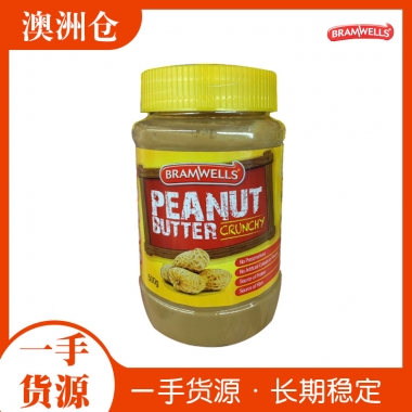 【超市代购】Bramwells peanut butter smooth香滑花生酱  500g