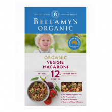 【澳洲直邮】 Bellamy's 贝拉米 12个月以上 有机蔬菜通心粉  随机发