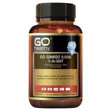 【下单现采】GO Healthy Ginkgo 9000+ 60 Vege Capsules
