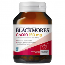 【下单现采】Blackmores澳佳宝高浓缩辅酶Q10软胶囊 保护心脏脑血管 150mg 125粒